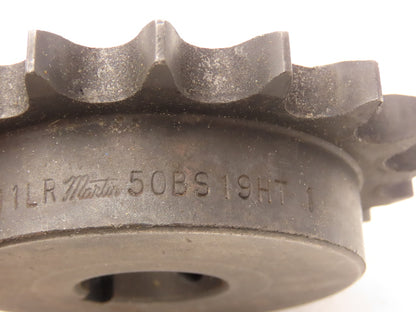 Martin 50BS19HT 1 Roller Chain Sprocket #50/ 5/8" 1" Bore 19 Tooth Lot of 4