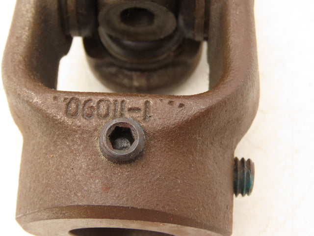 Weasler 06011 6 Series Double Universal Joint PTO Yoke 1" Bore Set Screw Lock