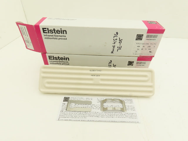 Elstein 1060981001 T-HTS/1 Ceramic Infrared Radiant Heater 400W 230V Lot of 2