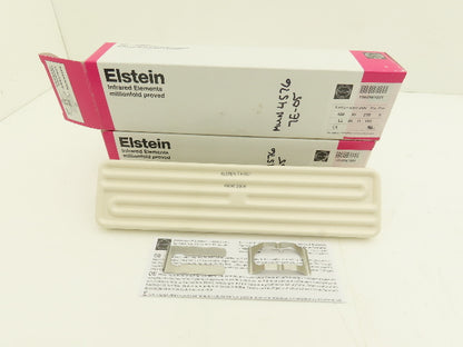 Elstein 1060981001 T-HTS/1 Ceramic Infrared Radiant Heater 400W 230V Lot of 2