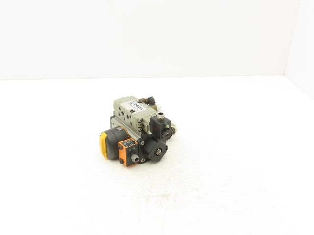 BEE DAD42.1-SW11-F03/F05-F 1/4 Turn Actuator w/ 1/2" NPT Ball Valve AKP 964