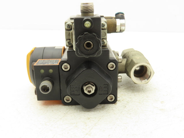 BEE DAD42.1-SW11-F03/F05-F 1/4 Turn Actuator w/ 1/2" NPT Ball Valve AKP 964