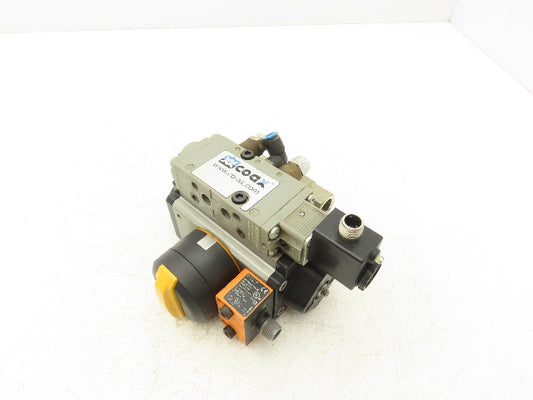 BEE DAD42.1-SW11-F03/F05-F 1/4 Turn Actuator w/ 1/2" NPT Ball Valve AKP 964