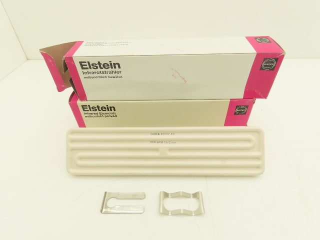 Elstein FSR 400 Ceramic Infrared Radiant Heater Curved 400W 230V Lot of 2