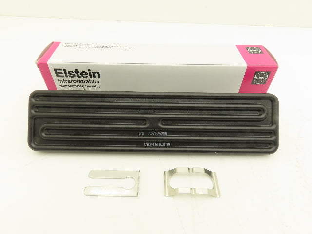 Elstein HTS/1 BK Ceramic Infrared Radiant Heater Flat 600W 230V