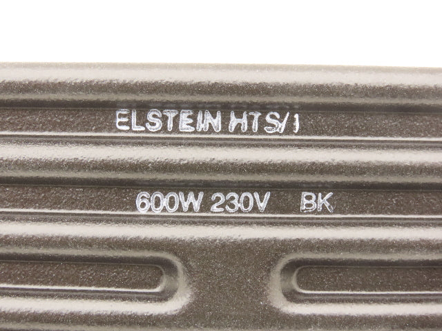 Elstein HTS/1 BK Ceramic Infrared Radiant Heater Flat 600W 230V