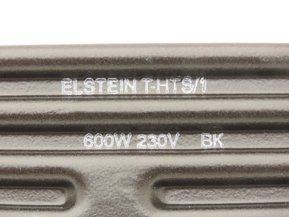 Elstein T-HTS/1 BK Ceramic Infrared Radiant Heater Flat 600W 230V