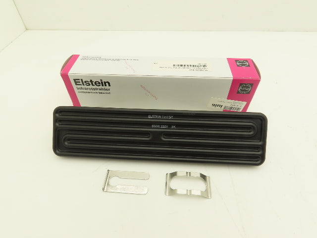 Elstein T-HTS/1 BK Ceramic Infrared Radiant Heater Flat 600W 230V