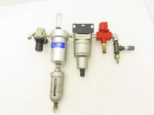 SMC AM350C-03BD Filtration System Water Mist & Oil Removal Lockout & Regulator
