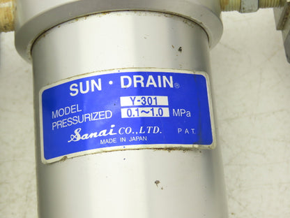 SMC AM350C-03BD Filtration System Water Mist & Oil Removal Lockout & Regulator