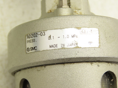 SMC AM350C-03BD Filtration System Water Mist & Oil Removal Lockout & Regulator