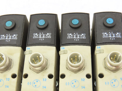 Festo VSVA-B-P53E-H-A1-1R5L 8 Solenoid Valves w/ Manifold 24VDC 1/2"NPT