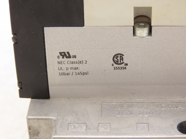 Festo VSVA-B-P53E-H-A1-1R5L 8 Solenoid Valves w/ Manifold 24VDC 1/2"NPT