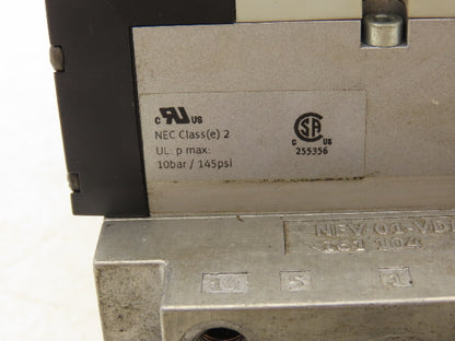 Festo VSVA-B-P53E-H-A1-1R5L 3 Solenoid Valves w/ 6-Valve Manifold 24VDC 1/2"NPT