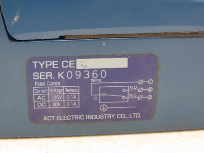 ACT Electric CE6 Pressure Switch 20T80 IP66 6Mpa/60Bar Ser K