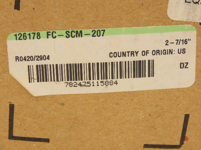 Dodge 126178 FC-SCM-207 Flange Bearing 2-7/16" Bore 4 Bolt Locking Set Screws