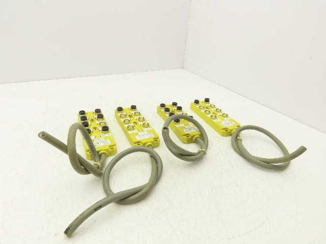 Brad Harrison BTY800P-FBN-05 Woodhead MPIS Actuator 8 Port NPN LED Lot of 4