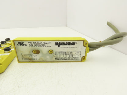 Brad Harrison BTY800P-FBN-05 Woodhead MPIS Actuator 8 Port NPN LED Lot of 4