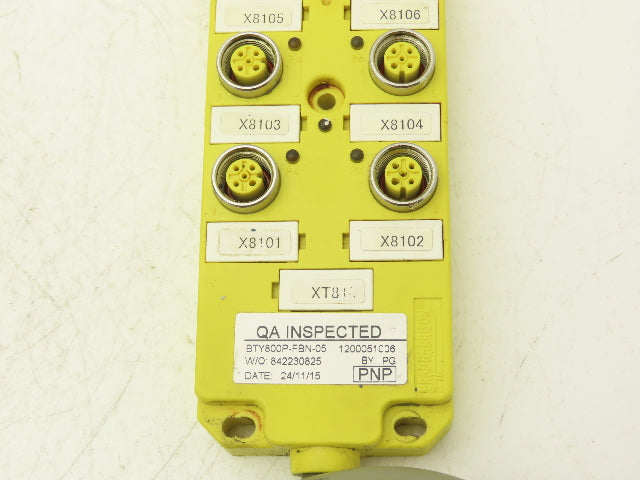 Brad Harrison BTY800P-FBN-05 Woodhead MPIS Actuator 8 Port NPN LED Lot of 4