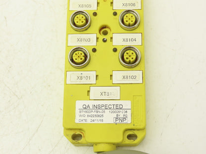 Brad Harrison BTY800P-FBN-05 Woodhead MPIS Actuator 8 Port NPN LED Lot of 4