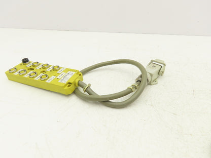 Brad Harrison BTY800P-FBN-05 Woodhead MPIS Actuator 8 Port NPN LED Lot of 3