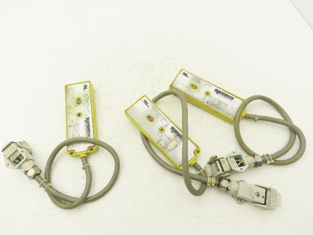 Brad Harrison BTY800P-FBN-05 Woodhead MPIS Actuator 8 Port NPN LED Lot of 3