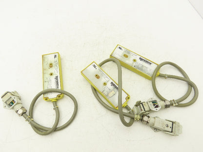 Brad Harrison BTY800P-FBN-05 Woodhead MPIS Actuator 8 Port NPN LED Lot of 3