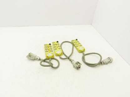 Brad Harrison BTY800P-FBN-05 Woodhead MPIS Actuator 8 Port NPN LED Lot of 3