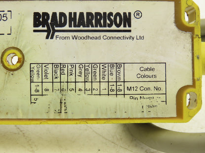 Brad Harrison BTY800P-FBN-05 Woodhead MPIS Actuator 8 Port NPN LED Lot of 3
