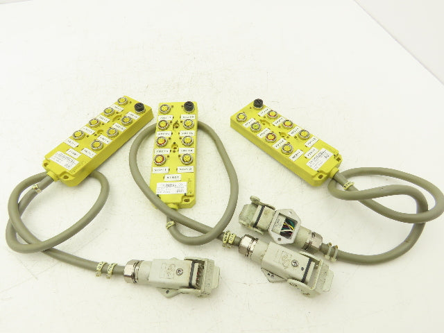 Brad Harrison BTY800P-FBN-05 Woodhead MPIS Actuator 8 Port NPN LED Lot of 3