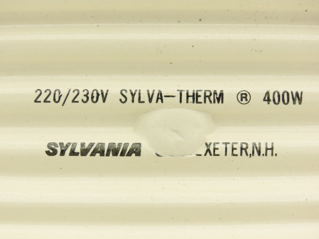 Sylvania Sylva-Therm Ceramic Infrared Radiant Heater Curved 400W 230V Lot Of 2