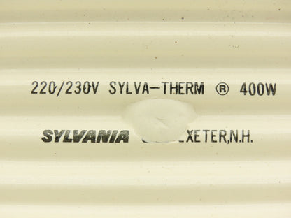 Sylvania Sylva-Therm Ceramic Infrared Radiant Heater Curved 400W 230V Lot Of 2