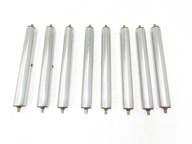 SST R16 1.9"x 16"BF Gravity Conveyor Roller 7/16" Hex Axle  Lot of 8