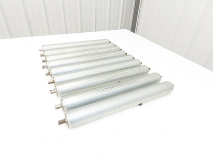 1.9"x 16"BF Gravity Conveyor Roller 7/16" Hex Axle Galvanized  Lot of 9
