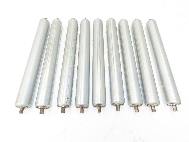 1.9"x 16"BF Gravity Conveyor Roller 7/16" Hex Axle Galvanized  Lot of 9