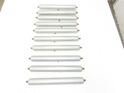 1.9"x 16"BF Gravity Conveyor Roller 7/16" Hex Axle Galvanized  Lot of 10