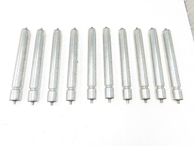 TGW E0006427 1.9"x 16"BF Gravity Conveyor Roller Grooved 7/16"Hex  Lot of 10