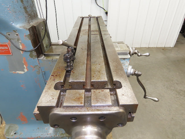 Bridgeport Textron Knee Mill Milling Machine 9x42" Bed 2Hp 240/480V 3Ph Manual