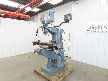 Bridgeport Textron Knee Mill Milling Machine 9x42" Bed 2Hp 240/480V 3Ph Manual