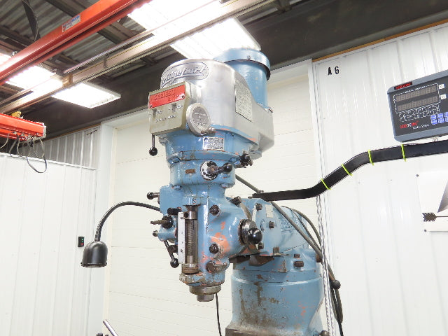 Bridgeport Textron Knee Mill Milling Machine 9x42" Bed 2Hp 240/480V 3Ph Manual