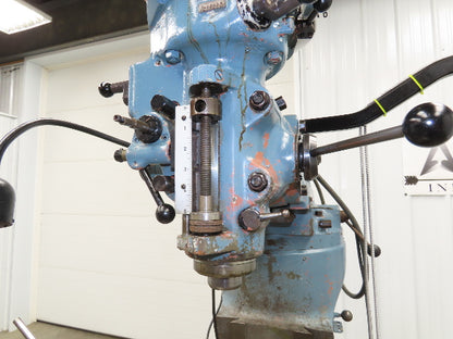 Bridgeport Textron Knee Mill Milling Machine 9x42" Bed 2Hp 240/480V 3Ph Manual
