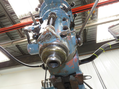Bridgeport Textron Knee Mill Milling Machine 9x42" Bed 2Hp 240/480V 3Ph Manual