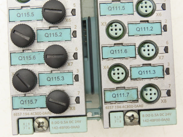 Siemens 6ES7 194-4CB00-0AA0 SIMATIC S7 8 Digital Output w/Connector Lot of 9