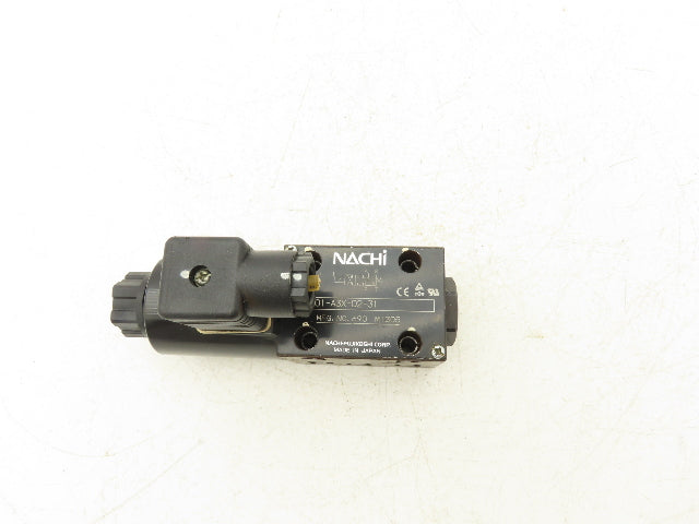 Nachi SA-G01-A3X-D2-31 Hydraulic Directional Control Valve Single Solenoid 24VDC