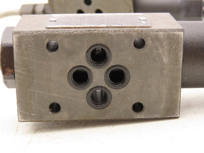 Nachi OG-G01-P1-21 Pressure Reducing Modular Valve W/Pressure Guage Lot of 2
