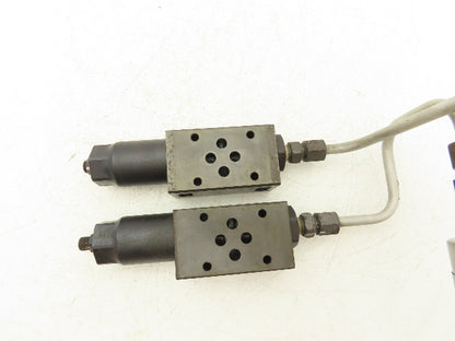 Nachi OG-G01-P1-21 Pressure Reducing Modular Valve W/Pressure Guage Lot of 2