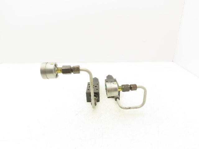 Nachi OG-G01-P1-21 Pressure Reducing Modular Valve W/Pressure Guage Lot of 2