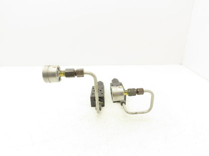Nachi OG-G01-P1-21 Pressure Reducing Modular Valve W/Pressure Guage Lot of 2