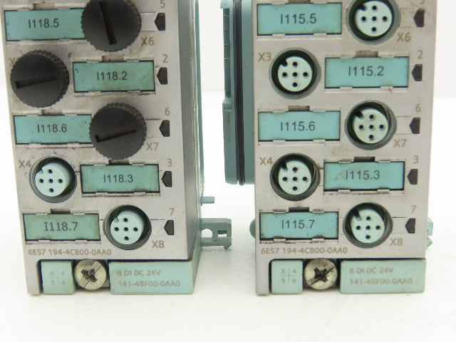 Siemens 6ES7 141-4BF00-0AA0 SIMATIC 8-Point Digital Input w/Connector Lot of 10