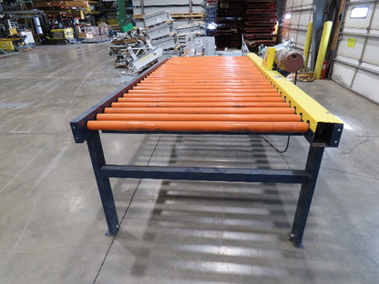 55"x 10' Chain Drive Roller Conveyor 48"BF 1.9" Urethane Roller 460V 3PH